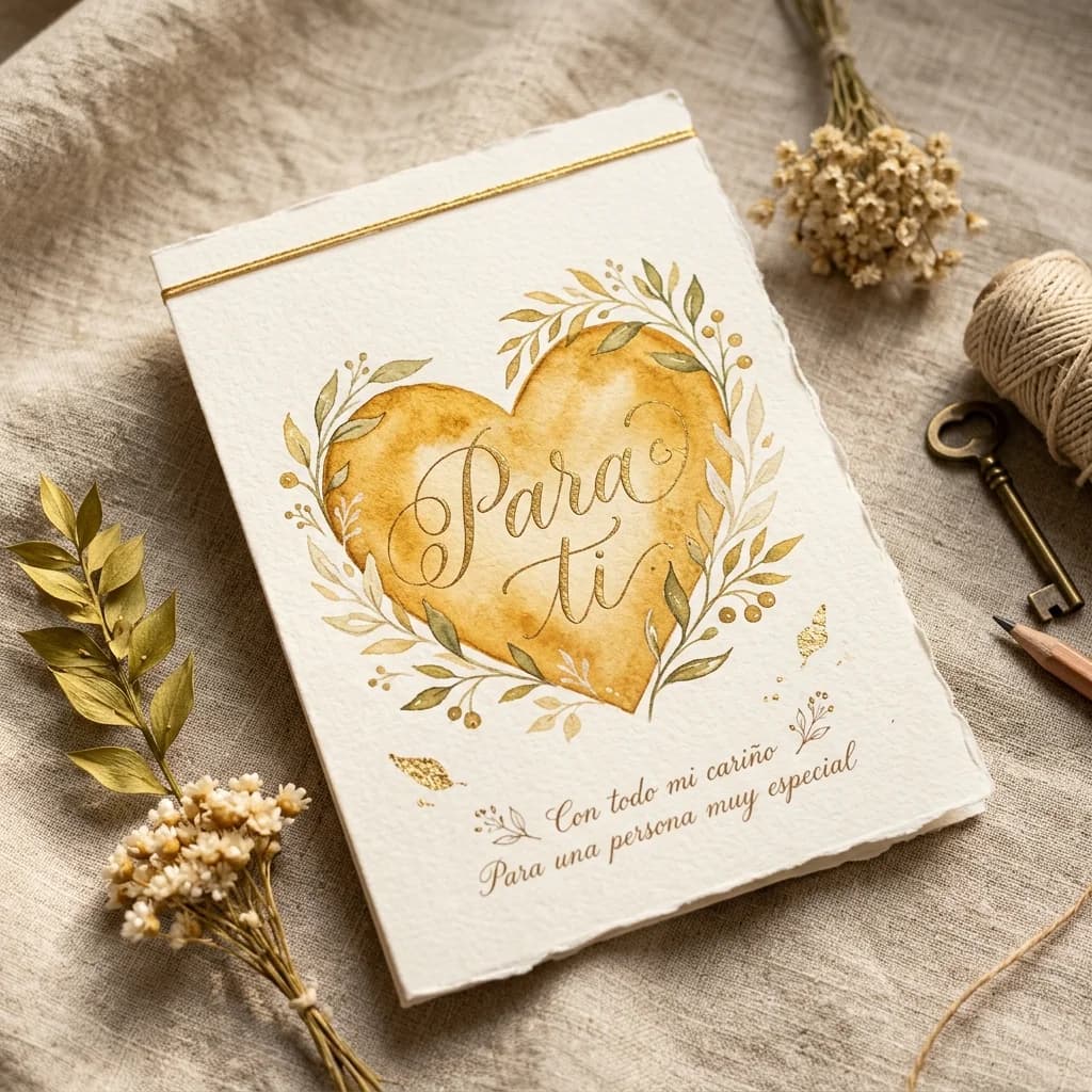 Tarjeta de Dedicatoria